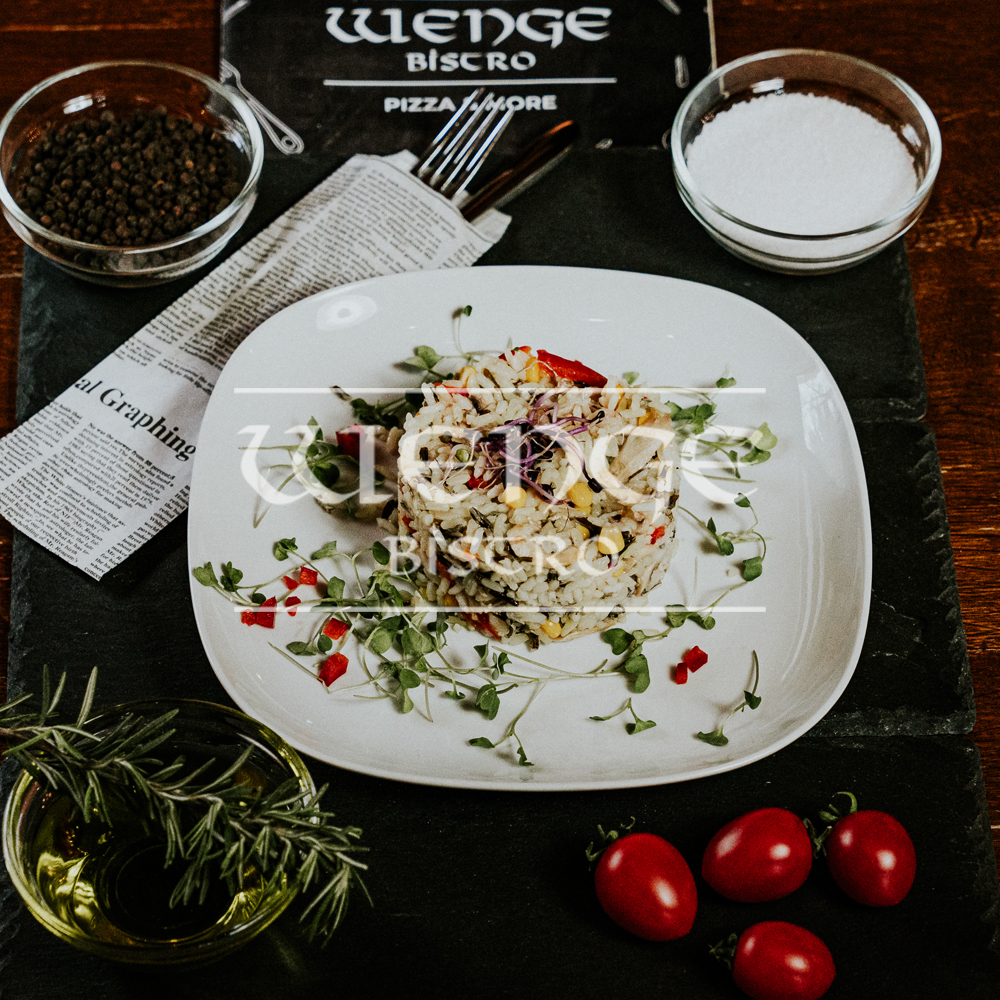 Orez sălbatic cu legume