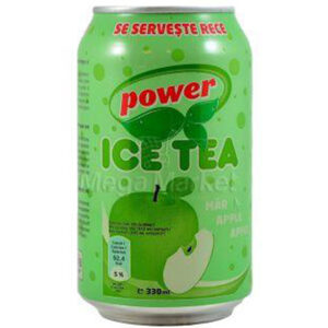 Power Ice Tea măr verde (330 ml.)